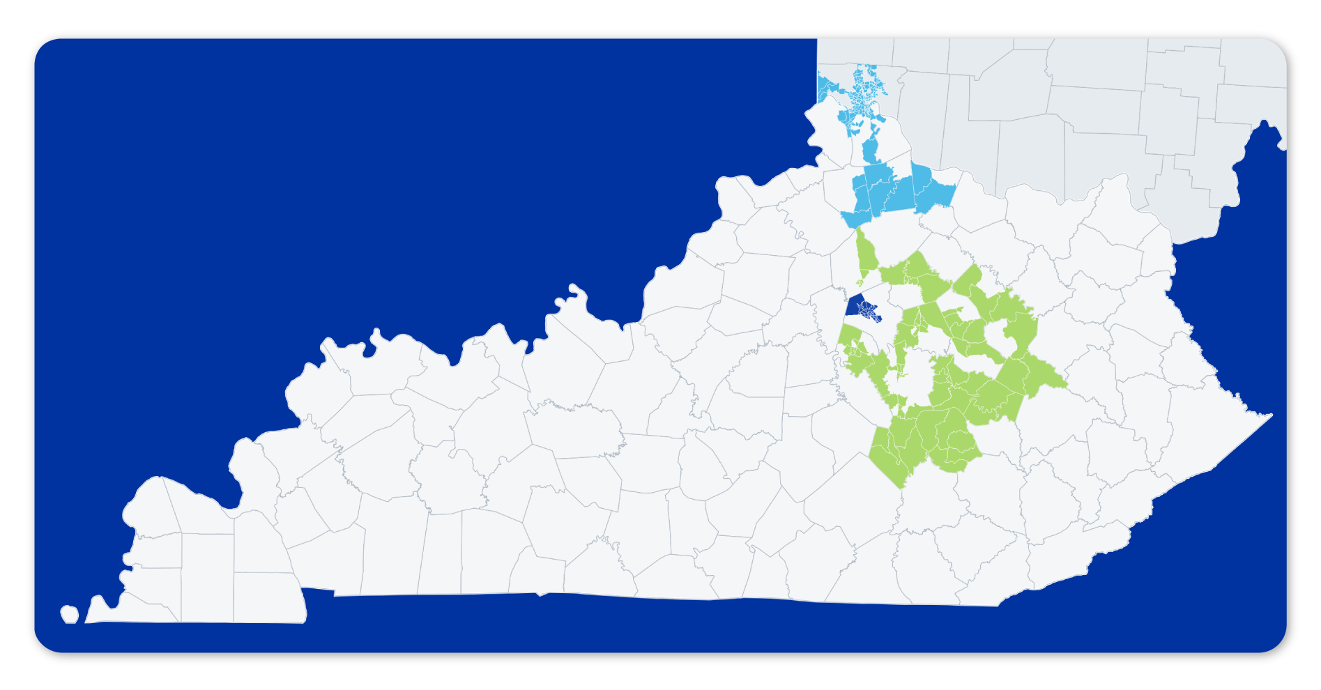Kentucky/Ohio Underserved Areas Kentucky/Ohio Underserved Areas