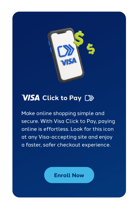 Click to Pay Bubble